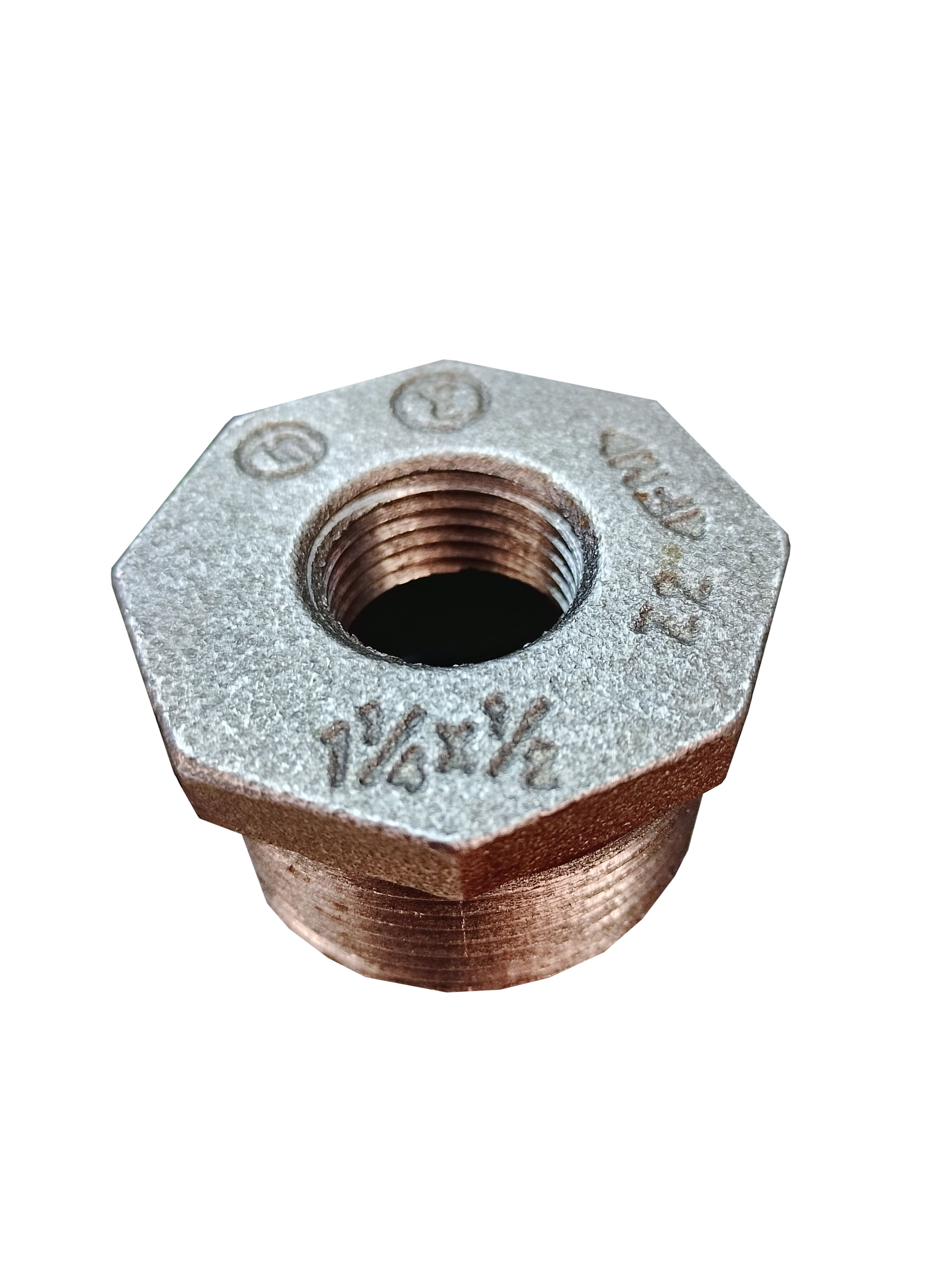 REDUCCION BUSHING ROSCADA DE 1 1/4" A 1/2"